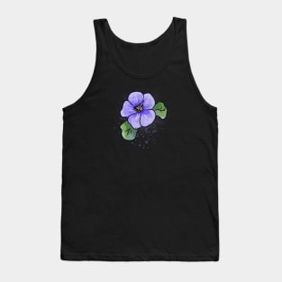 Painted Violet Tank Top